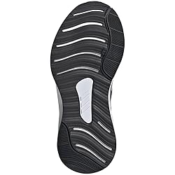 adidas Fortarun Running Shoe, Black/White/Green