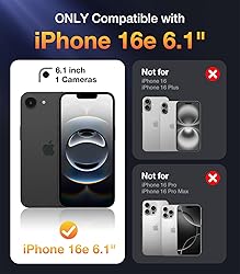 Diaclara Magnetic Designed for iPhone 16e