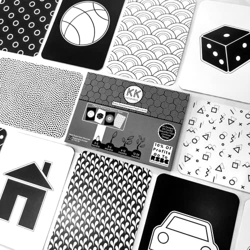 24 Design Baby Sensory Development Flash Cards 03 Month Objects High