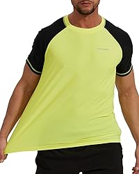 VAYAGER Mens Swim Shirts UPF 50+ Rash Guard for Men