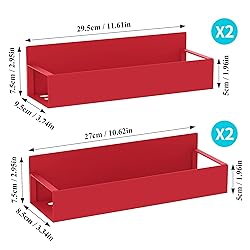 HuggieGems 4 Pack Magnetic Spice Storage Rack