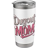 Funny Mom Baseball Dugout Mom Mother's Day Stainless Steel Insulated Tumbler