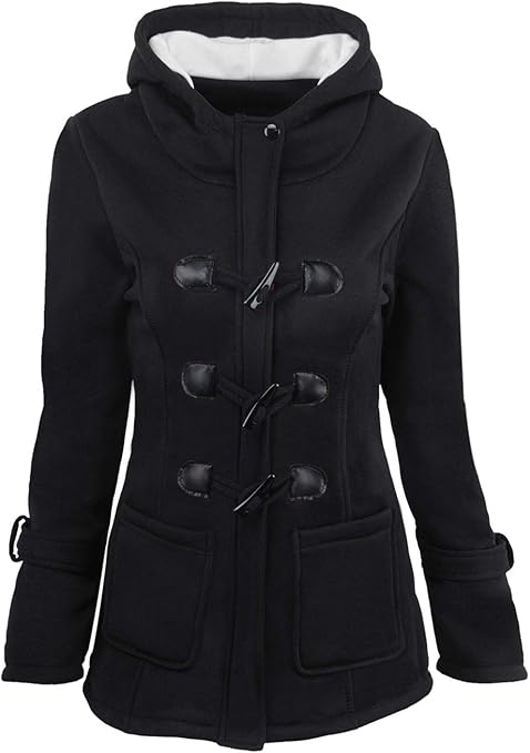 women's fleece coats & jackets with zipper with hood