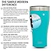 Simple Modern 22oz Slim Cruiser Tumblers - Vacuum Insulated Travel Mugs Arctic Vessel - 22 ounce Double Wall Purple 18/8 Stainless Steel - Lilac