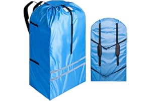 Hiviva Extra Large Stroller Travel Bag for Airplane,Heavy Duty Gate Check Stroller Bag,Double Stroller travel bag,Compatible with WONDERFOLD,BABY TREND,EVENFLO,JEEP,VEER,ETC.