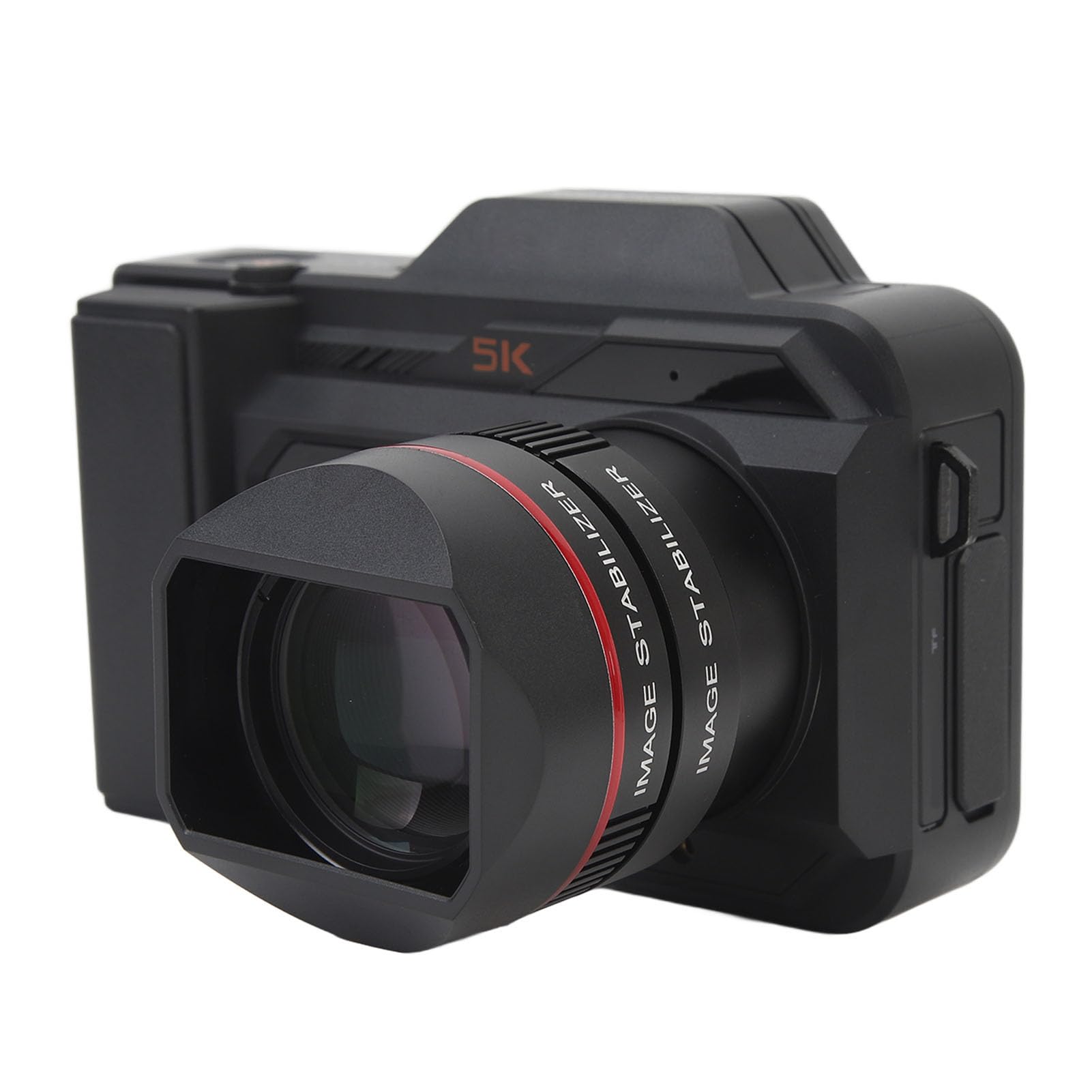 5K Camera, Digital Camera 50MP with 4 Inch Screen, SLR Camera Full Color Night, 50x Digital Zoom, WiFi Connection, with Telephoto Lens and 40x Optical Zoom, 1/4 Interface