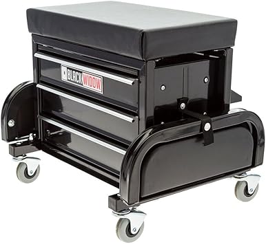 Amazon Com Black Widow Tb Creeper Seat With Drawers Automotive
