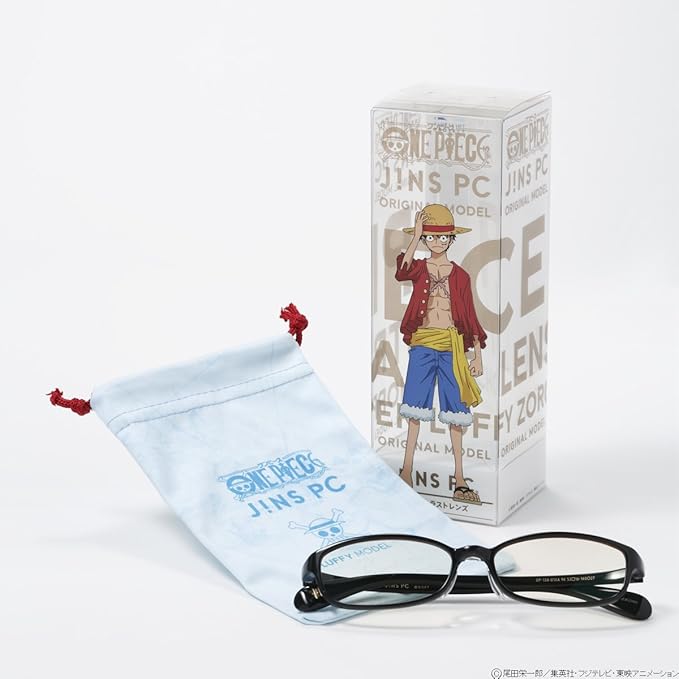 Jins Pc ルフィモデル ワンピースオリジナルモデル ハイコントラストレンズ Jins Pc パソコン用メガネ 通販 Amazon