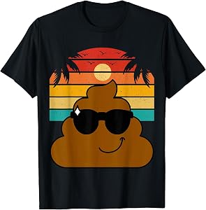 Poop Emoticon Party Favors Poo for Kids T-Shirt