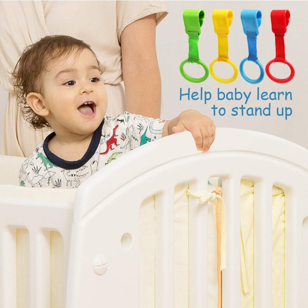 4 Pieces Anneau De Lit Bebe Ballery Anneaux De Berceau En Plastique Aider Le Bebe Se Lever Entrainement De Lequilibre Parures De Lits Linge De Lit Pour Bebes