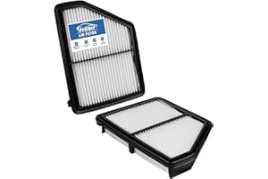 RVgolf 2PCS Engine Air Filter Fit for Honda Civic 2016-2025 2026 L4 2.0L, HR-V HRV 2023-2025 2026 L4 2.0L Air Filter for My Car Replacement Engine Filter Accessories# CA12051 17220-5BA-A00
