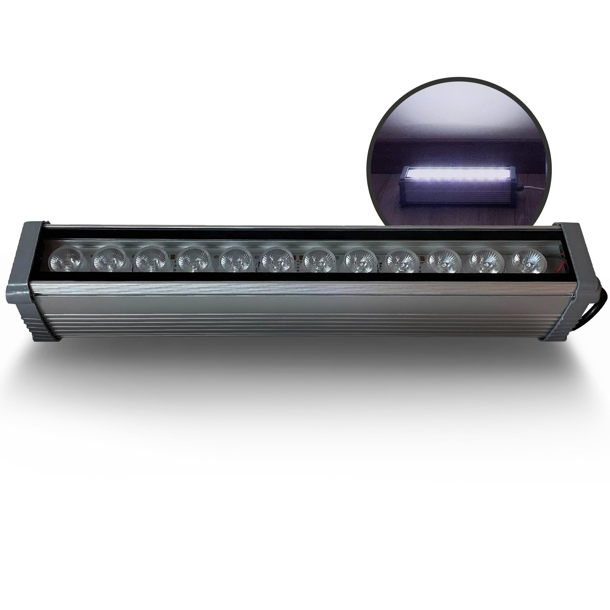 LedRica Indoor and Outdoor Lights, Modern Garden and Wall Lights, Weather-Resistant Indoor and Outdoor Wall Lights, Wall Washers with IP65 Waterproof Driver, Includes Hardware, Daylight, 12 Watts