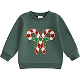 Finegoodwei Toddler Girl Boy Christmas Outfit Long Sleeve Sweatshirts Xmas Letter Pullovers Tops Fall Winter Clothes