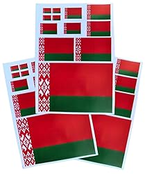 EUIOSFDC Decal in Multiple Sizes Belarus Flag
