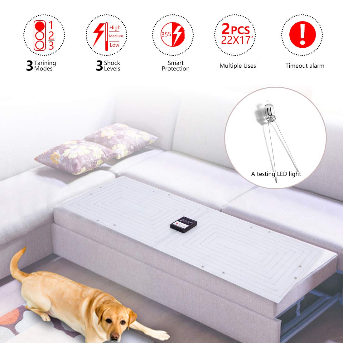 Best dog furniture training mat
