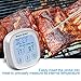 Touchscreen Digital Meat Thermometer with Timer Alert Function for Barbecue and Kitchen Cooking Grill Steak