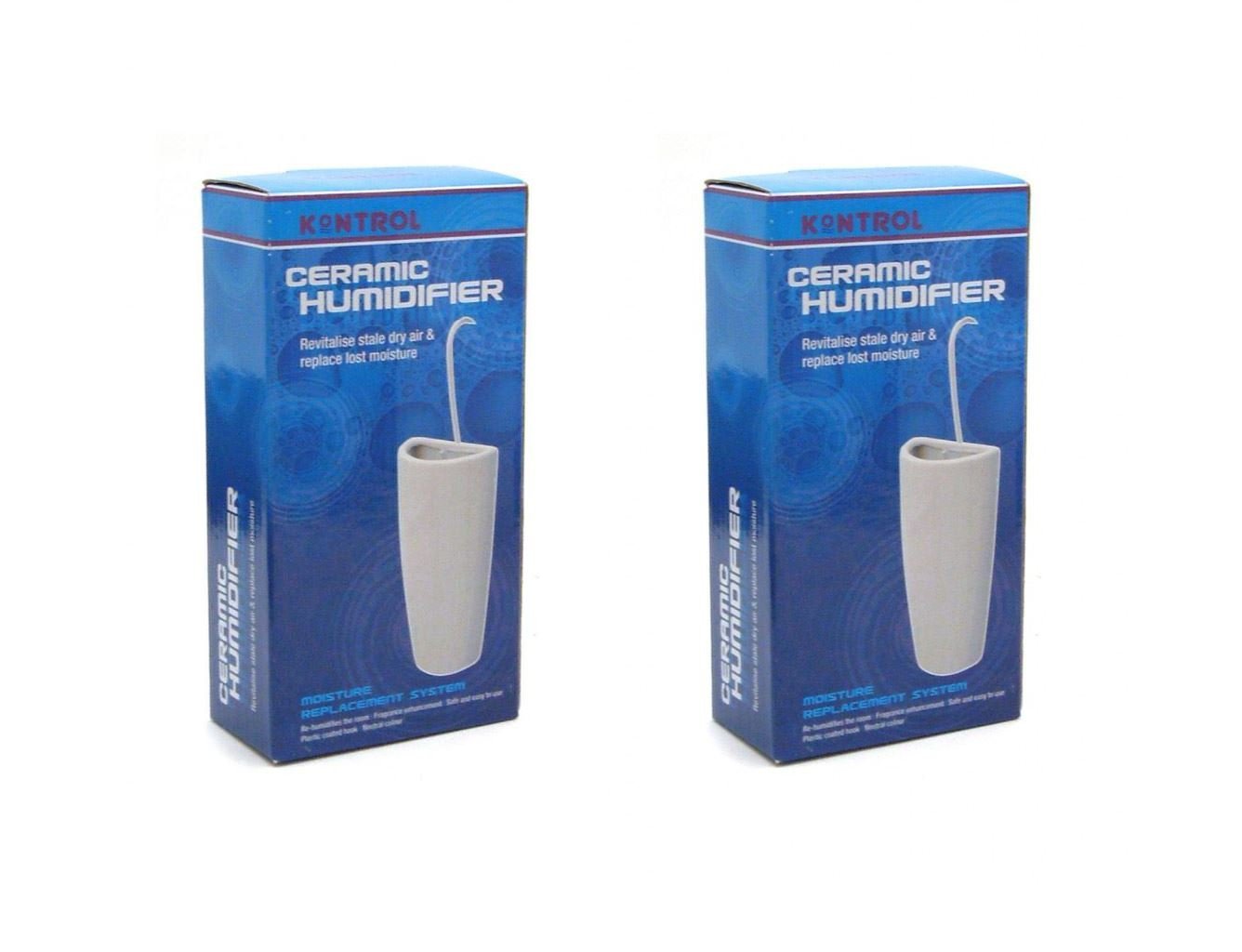 Kontrol Radiator Hanging Ceramic Humidifier Moisture Dry Air Pot Pack of 2