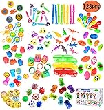 ebuddy 128Pc Carnival Prizes Toy Assortment for Kids Party Favor, Birthday Party, School Classroom Rewards, Pinata, Christmas, Festival