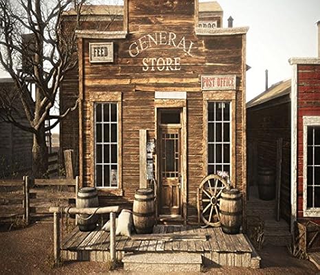 Baocicco Old Western General Store Door Front Backdrop Amazon Co