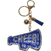 Popfizzy Bling Keychain Accessories for Women, Rhinestone & Cute Purse Charms for Handbags