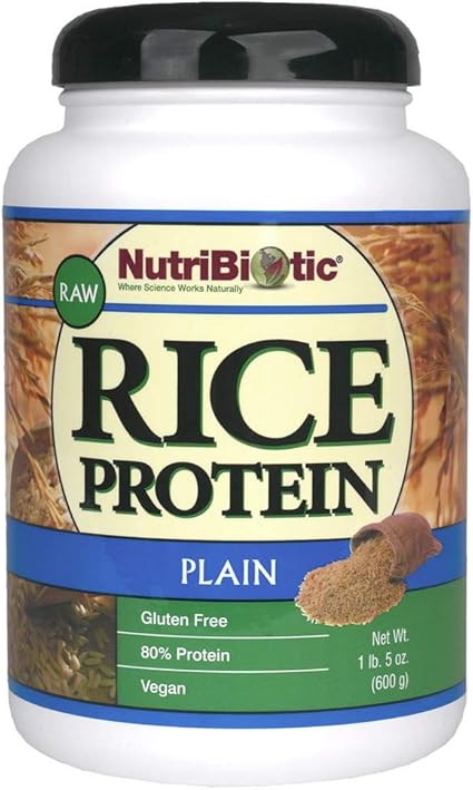 Amazon Com Nutribiotic Vegan Rice Protein 1 Lb 5 Oz 600 G Health Personal Care