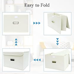 STOREONE Fabric Storage Cube Bins Foldable
