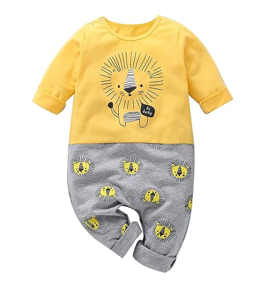 lion romper baby