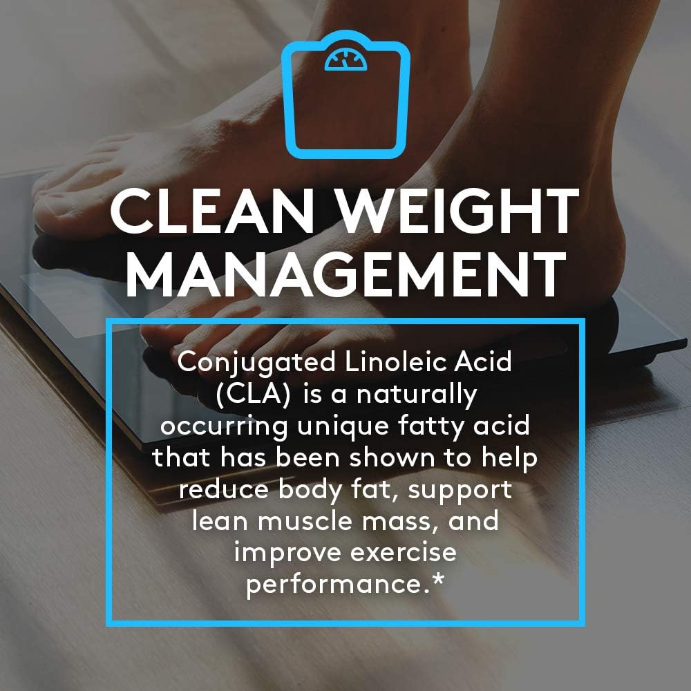 RSP CLA 1000 Conjugated Linoleic Acid Max Strength Softgels, Natural Stimulant Free Weight Loss Supplement, Fat Burner for Men & Women, 180 Ct. (Packaging May Vary): Health & Personal Care