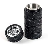 Tire Coffee Tea Cup Stainless Steel Interior Durable Cup Personalized Tire Styling Coffee mug/Tea cup,Designed for Car Lovers,Stainless Steel Inner Tube,11oz Thermos for Men