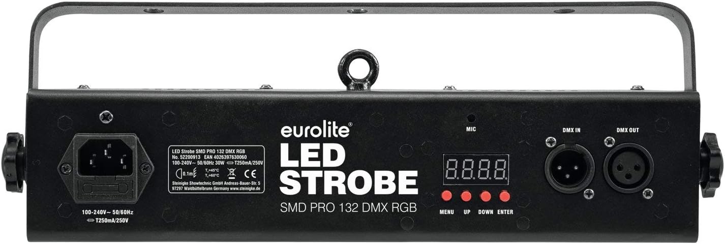 Eurolite 52200913 LED Strobe SMD Pro 132 DMX RGB, Multi-coloured - Image 3