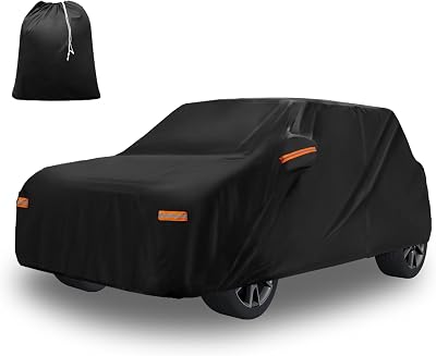 X AUTOHAUX All-Weather Car Cover for Mini Cooper 2DR 2002-2021 210D-PU