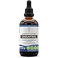 Secrets of the Tribe Sassafras Tincture Alcohol-Free Extract, Sassafras (Sassafras albidum) Dried Root Bark 4 oz
