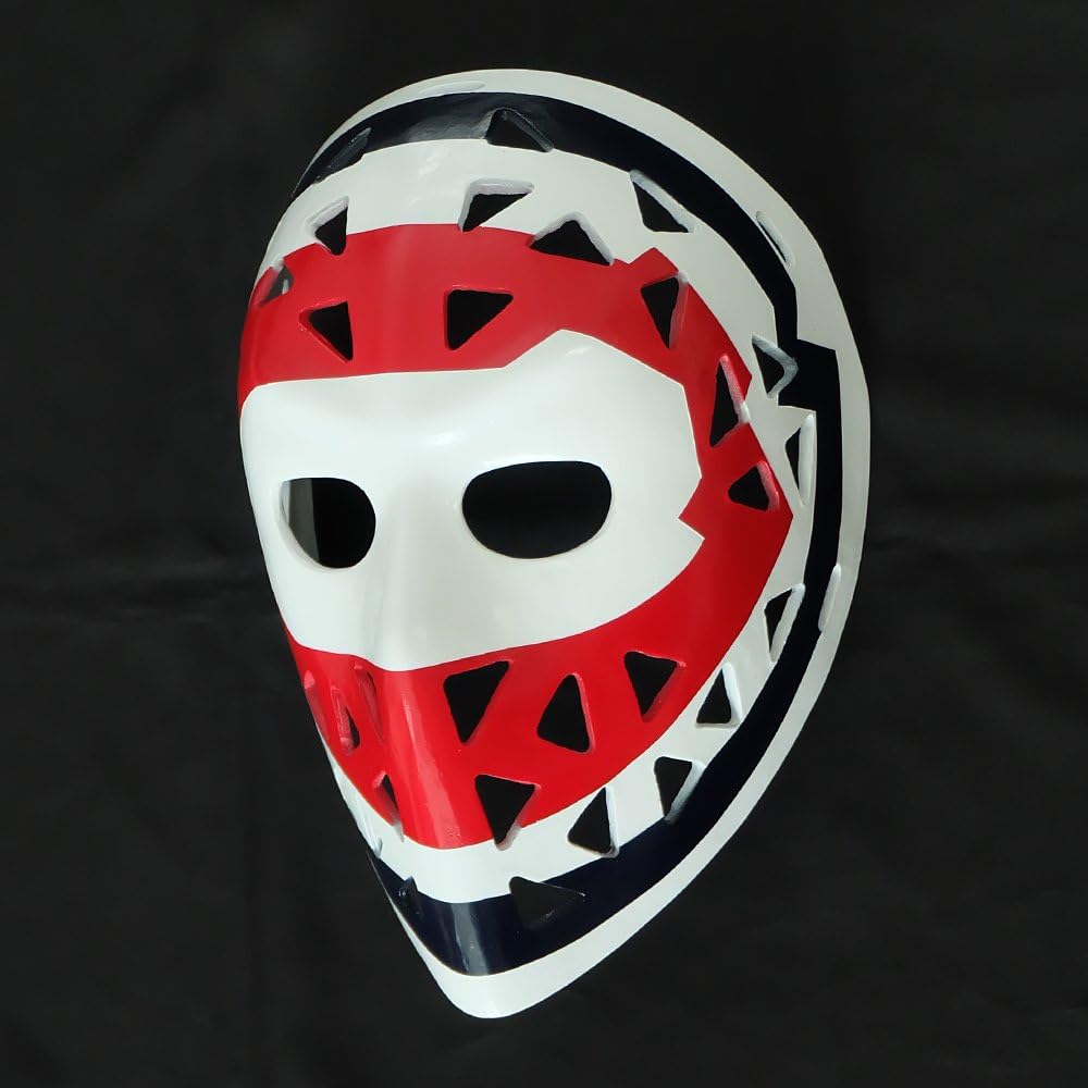 tripple_777 1:1 Custom Vintage Fiberglass Roller Ice Hockey Goalie Mask Helmet Montreal Ken Dryden HO08 : Sports & Outdoors