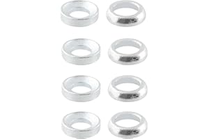 4 Sets Universal M6 Bike Brake Screw Washer Spacer, Concave and Convex Disc Brake Spacer Washers