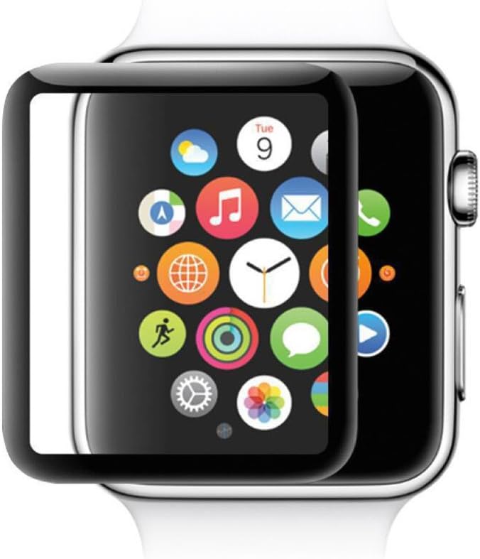 CASPTM - Protector de Pantalla para Apple Watch (38 mm, Serie 1/2 ...