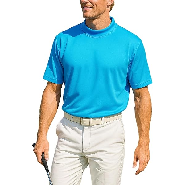 pga tour mock turtleneck shirts