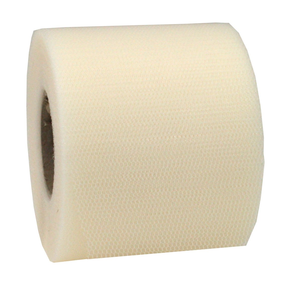 C.E. Pattberg VERONA Decoration Ribbon - Cream, 50 m Tulle Band For Wrapping And Decorating, 72 mm Width, Elegant Ribbon For Easter Decorations, Baby Showers, Christmas, Wedding, And Car Decoration
