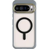 Ghostek Covert Pixel 10 Pro XL Clear Case - Compatible with MagSafe, Magnetic Shockproof Protective Phone Cover Designed for 2025 Google Pixel10 Pro XL (6.8") (Gray)