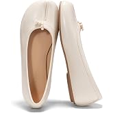 Coutgo Tabi Ballet Flats for Women Split Toe Slip on Dressy Work Shoes | 0.2-Inch Flat Heel, Comfortable Cushioned Footbed, Non-Slip, Casual Daily Outing