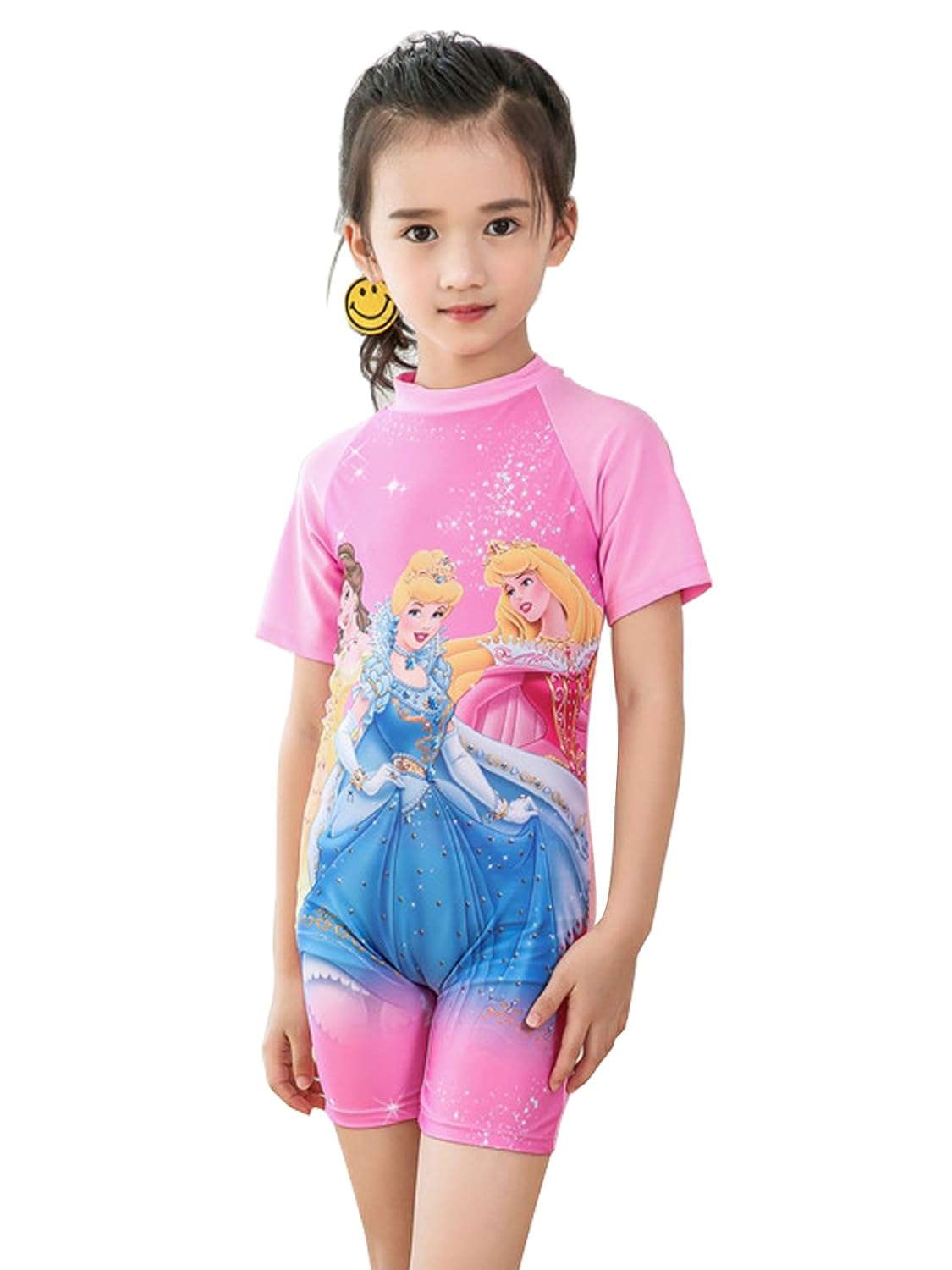 Girls One Piece Rash Guard Toddler Girl Swimsuits