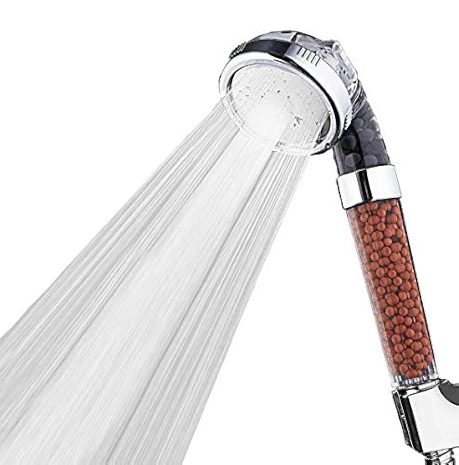 Vnsely Shower Head,High Pressure Water Saving Detachable 3 Mode Function Filtered Handheld Showerhead for Dry Hair & Skin SPA
