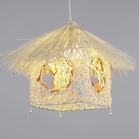 MLL Retro Industry Grass Vine Pendelleuchte, Creative Bird Cage House