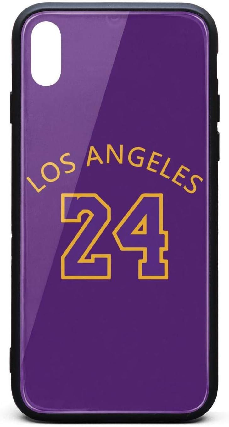 Black-Mamba-Kobe-Bryant-#24- for iPhone X Case Custom Scratch-Resistant TPU Rubber Frame Hard PC Back Shell