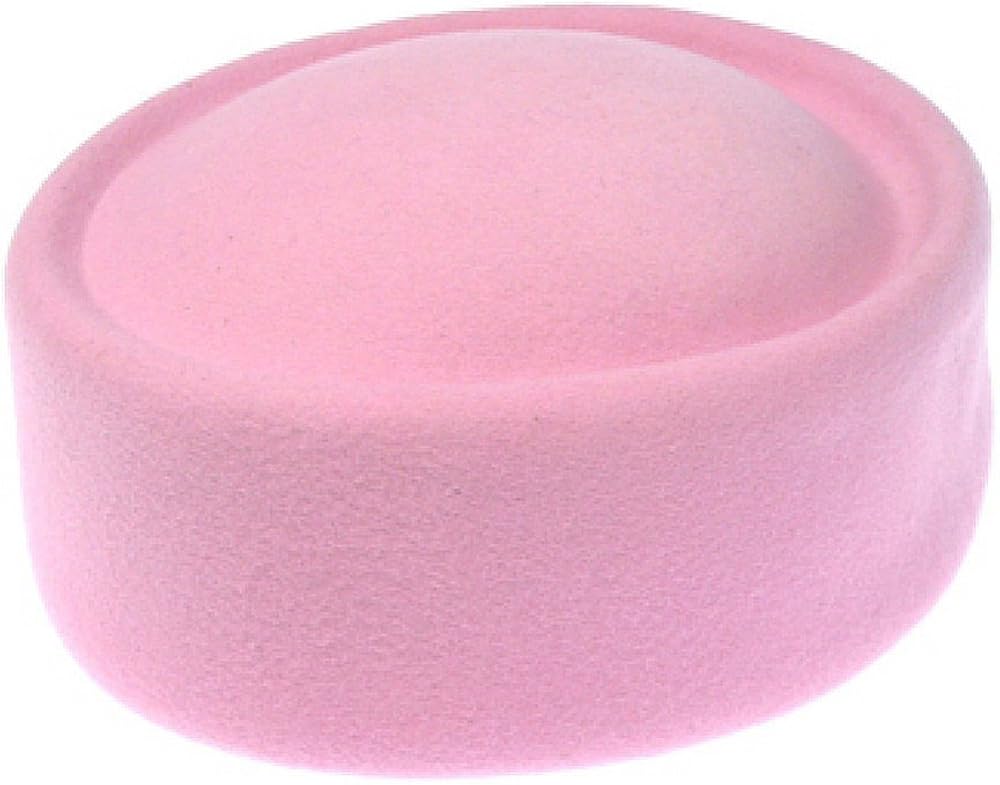 pink pillbox hat