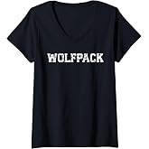 Womens Wolfpack V-Neck T-Shirt