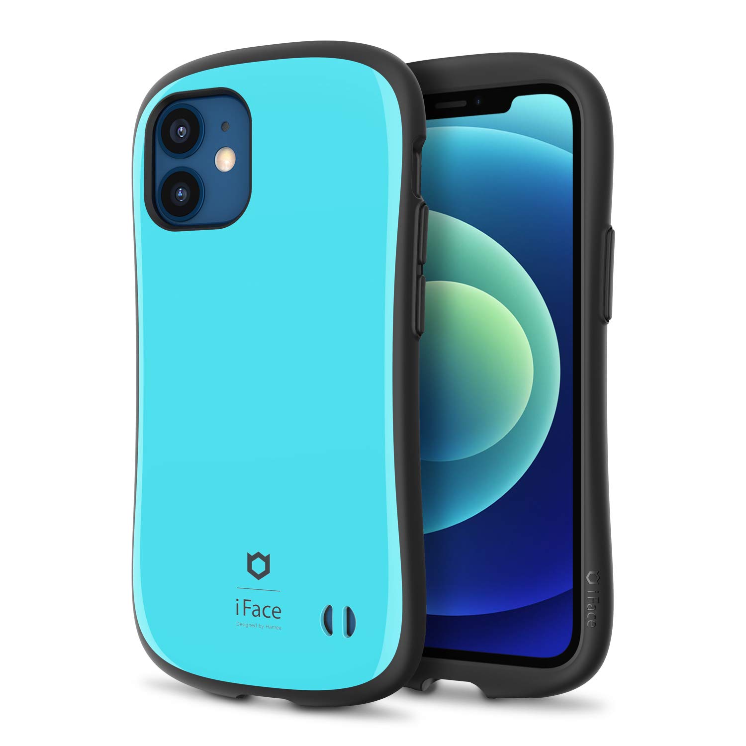 iFace First Class per iPhone 12 Mini - Simpatica Custodia Protettiva Ibrida [Guscio Rigido + Paraurti] Antiurto per Telefono [Sottoposta a Test di Caduta] Case iPhone 12 Mini – Blu Turchese