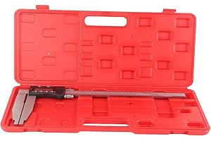 Digital Caliper 12 Inch/300mm, Stainless Steel Vernier Caliper with Large LCD Display, Inch/Metric Conversion for Woodworking