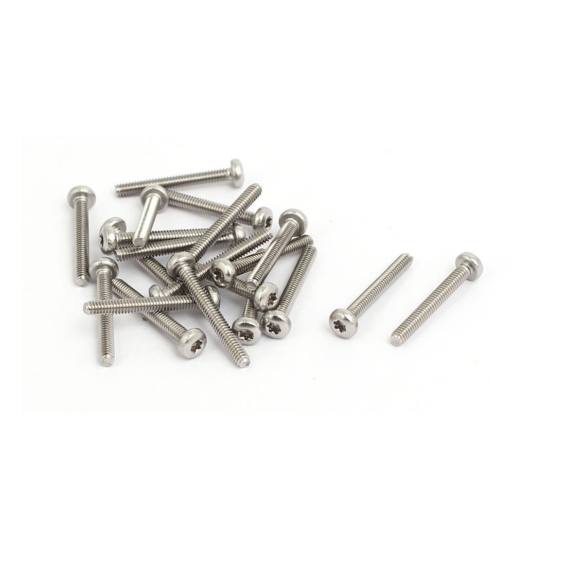 Sourcingmap M2 x 16mm 304 Stainless Steel Torx Pan Head Screws Bolts Fasteners 20pcs