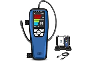 Refrigerant Leak Detector for Heat Pumps, Aprvtio ALD-200 ASHP Freon Leak Detector 3000mAh Battery Powered, Freon Sniffer wit