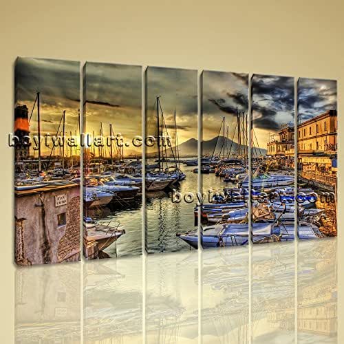 Amazon.com: Large Naples Italy Cityscape Photography Home Decor Wall